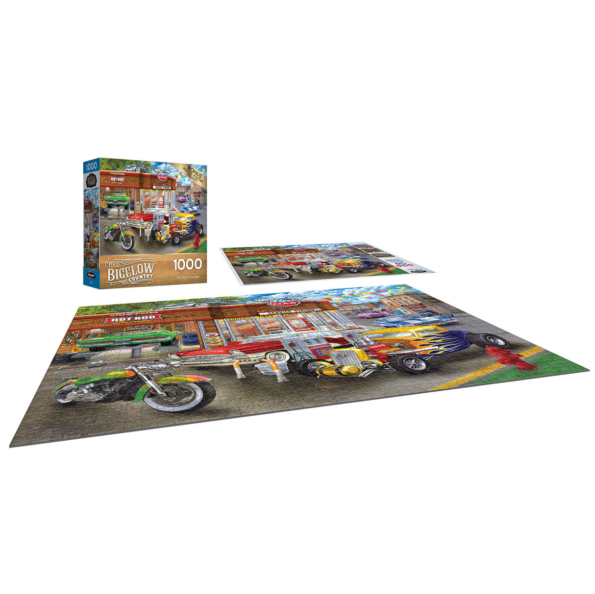 Hot Rod Garage Jigsaw Puzzle