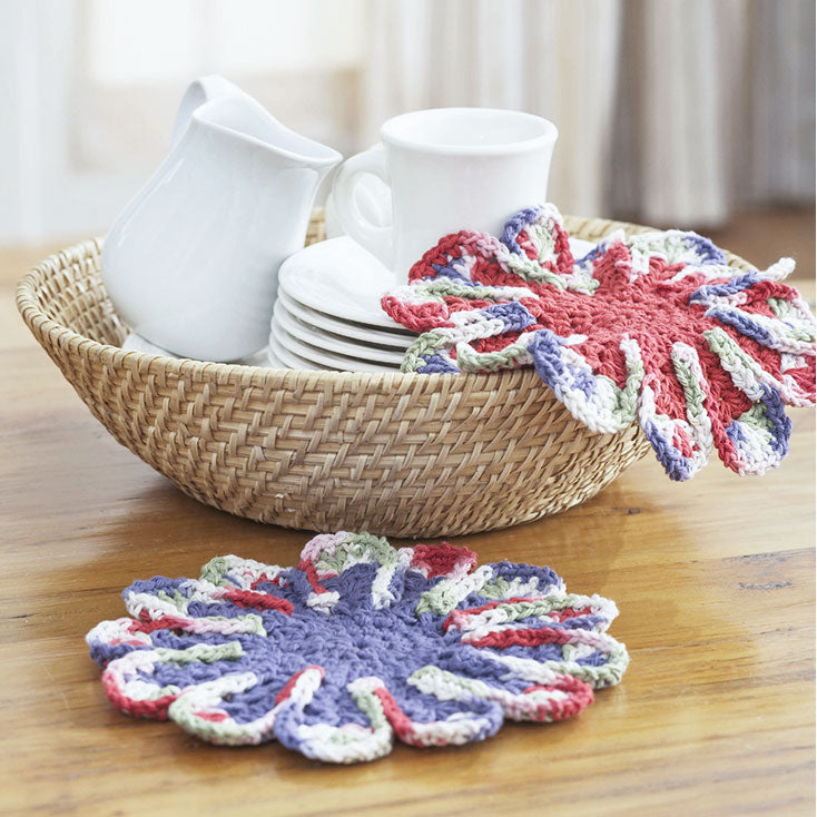 Chrysanthemum Dishcloth Pattern