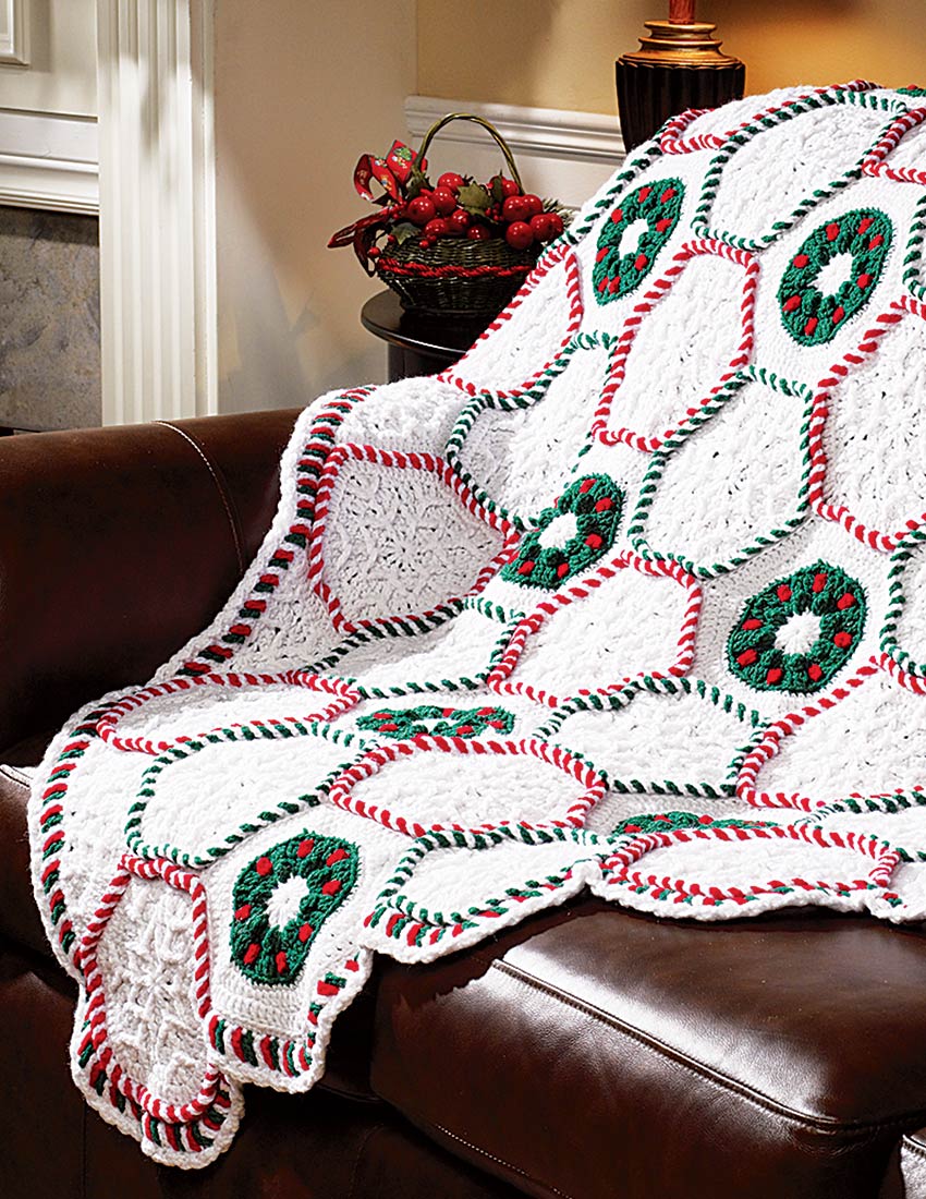 Wreath Afghan Pattern