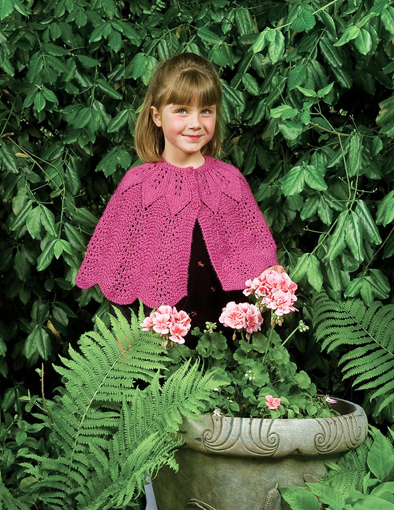Feather and Fan Cape Pattern