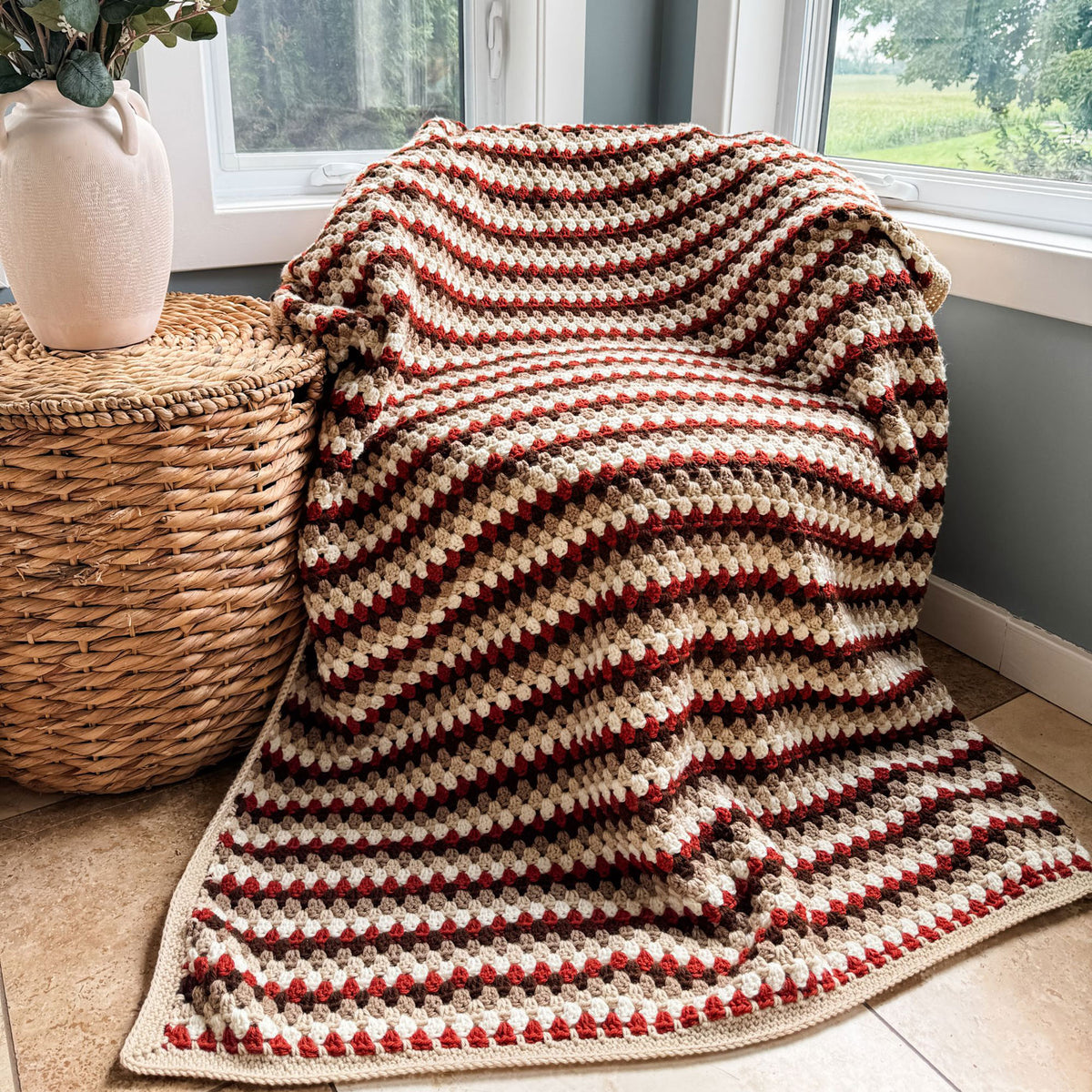 Fall for Granny Blanket Crochet Kit