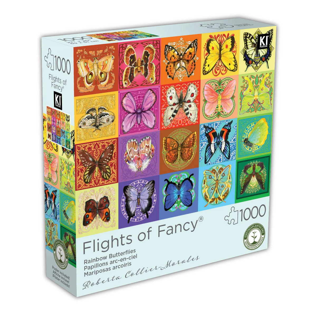 Flights of Fancy Rainbow Butterflies Jigsaw Puzzle