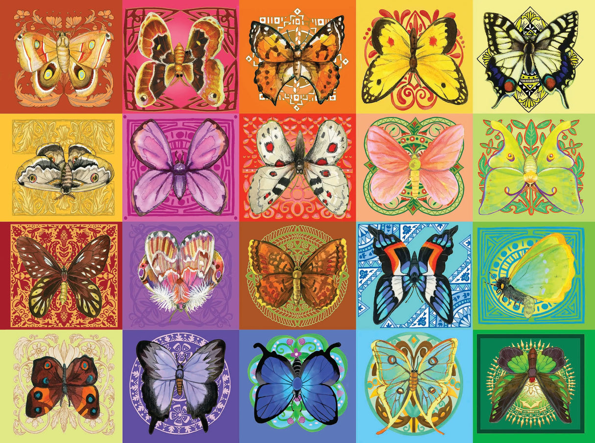 Flights of Fancy Rainbow Butterflies Jigsaw Puzzle