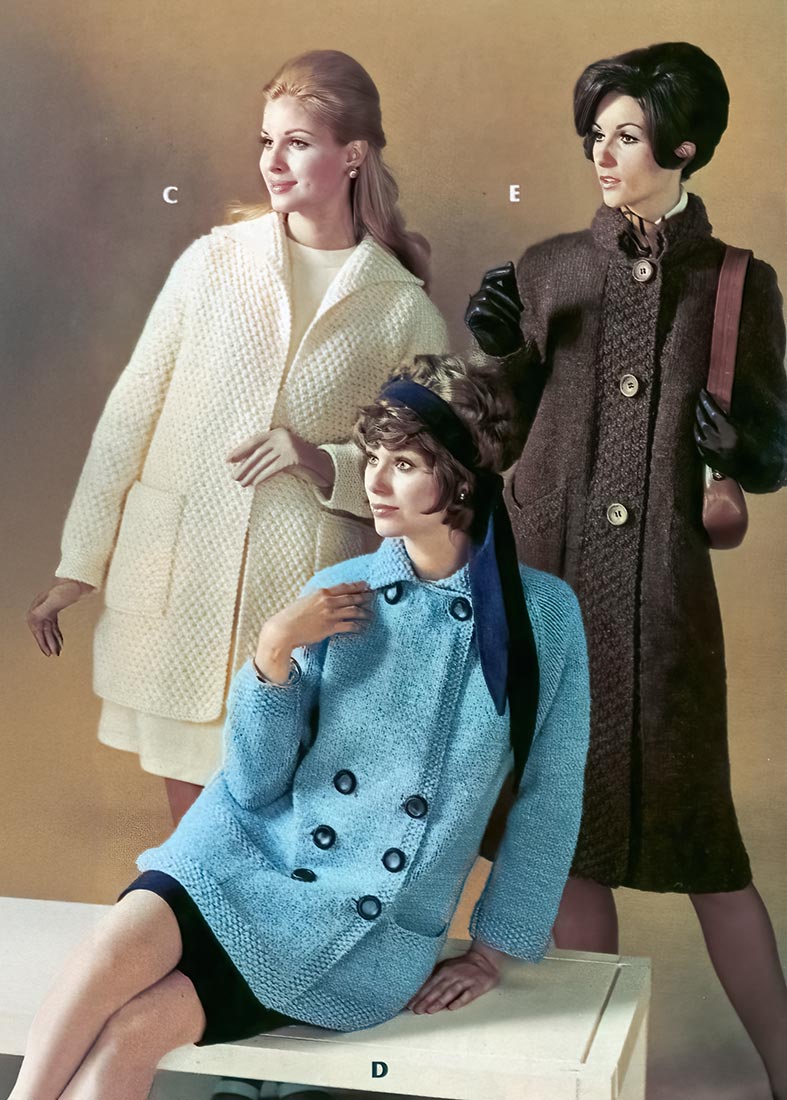 Parisienne Slim Style Coat Pattern