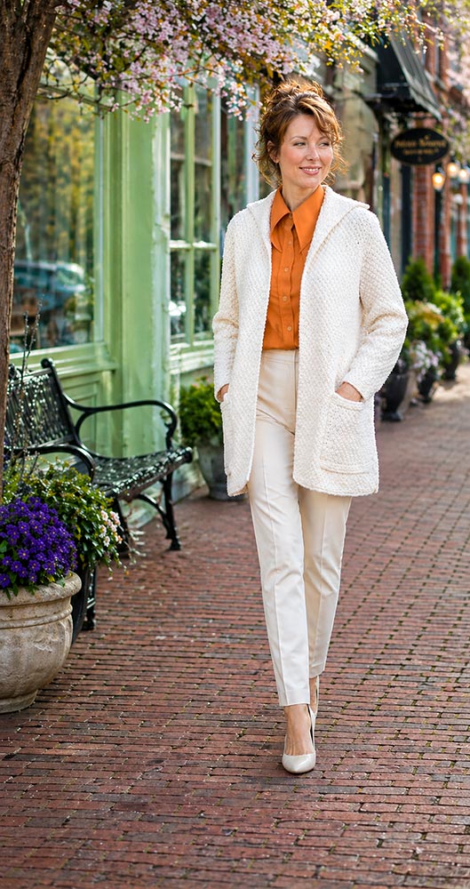 Parisienne Slim Style Coat Pattern