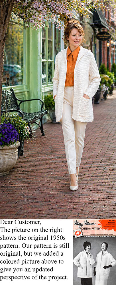 Parisienne Slim Style Coat Pattern