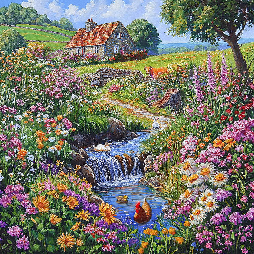 Country Farm Jigsaw Puzzle