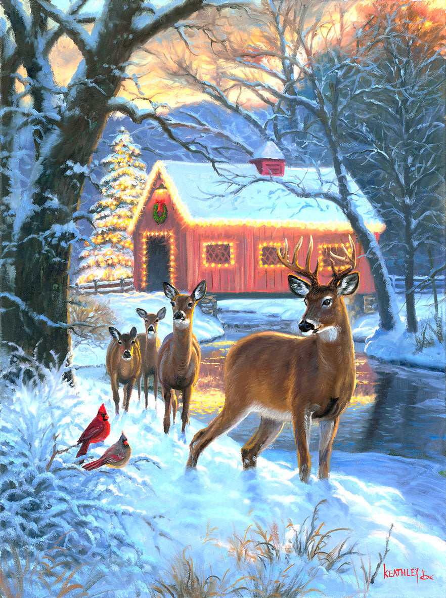 Greeting the Season Jigsaw Puzzle