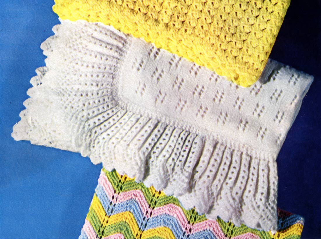 Modèle de châle pour bébé