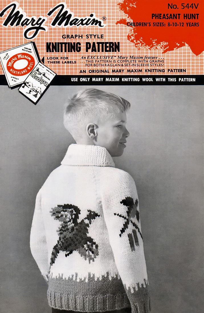 Children's Pheasant Hunt Cardigan Pattern