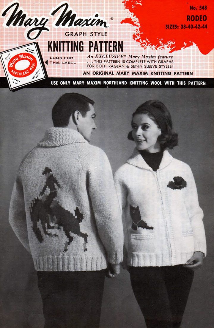 Rodeo Ladies' and Youth Cardigan Pattern
