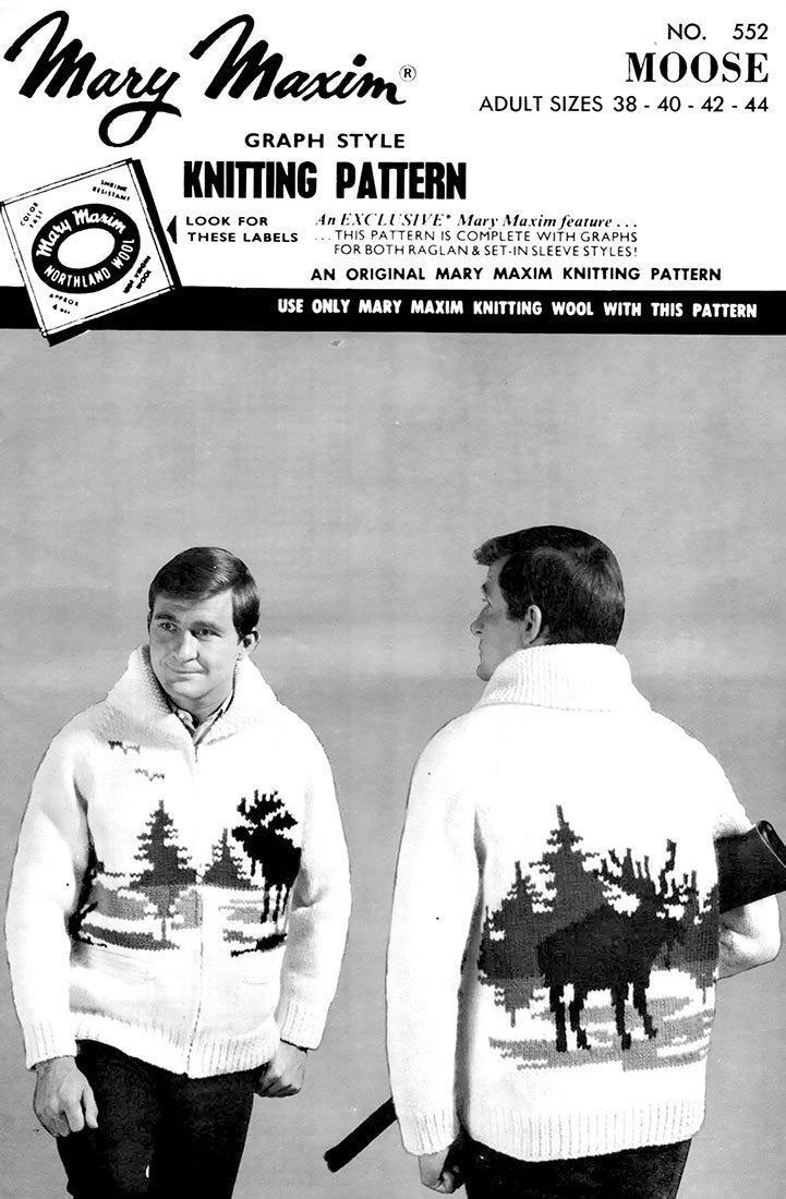 Moose Cardigan Pattern