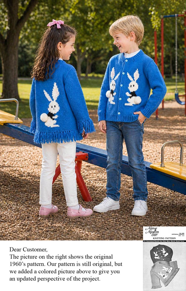 Modèle de cardigan à queue de coton