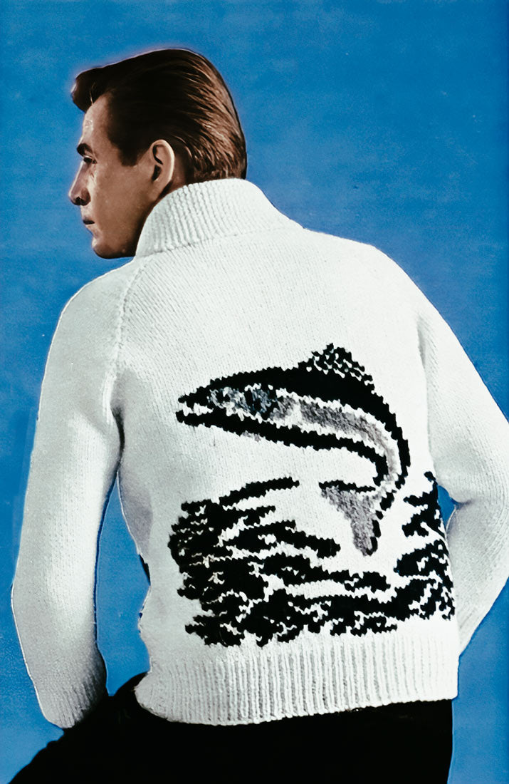 Jumping Fish Cardigan Pattern