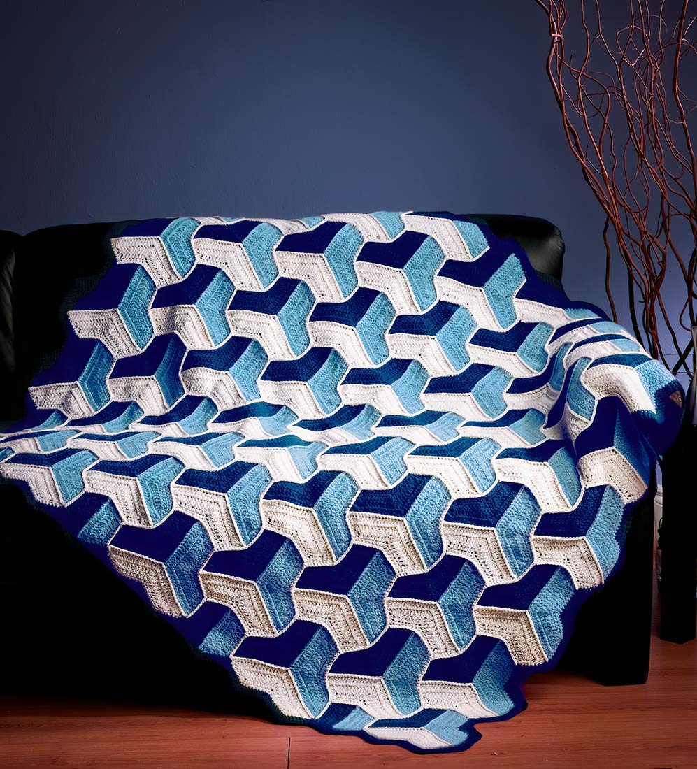 Building Blocks Throw Pattern