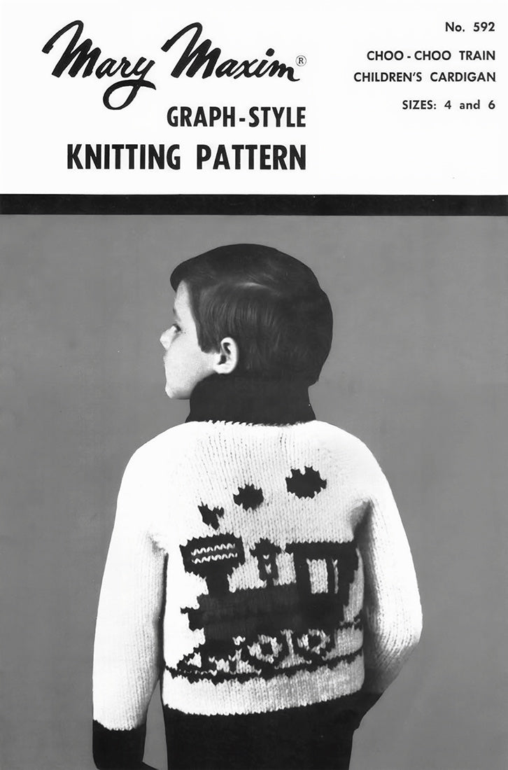 Children's Choo - Choo Train Cardigan Pattern