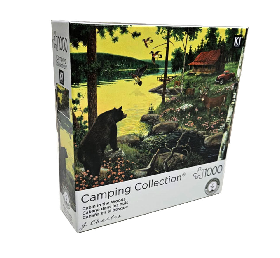 Camping Collection Cabin in the Woods Jigsaw Puzzle