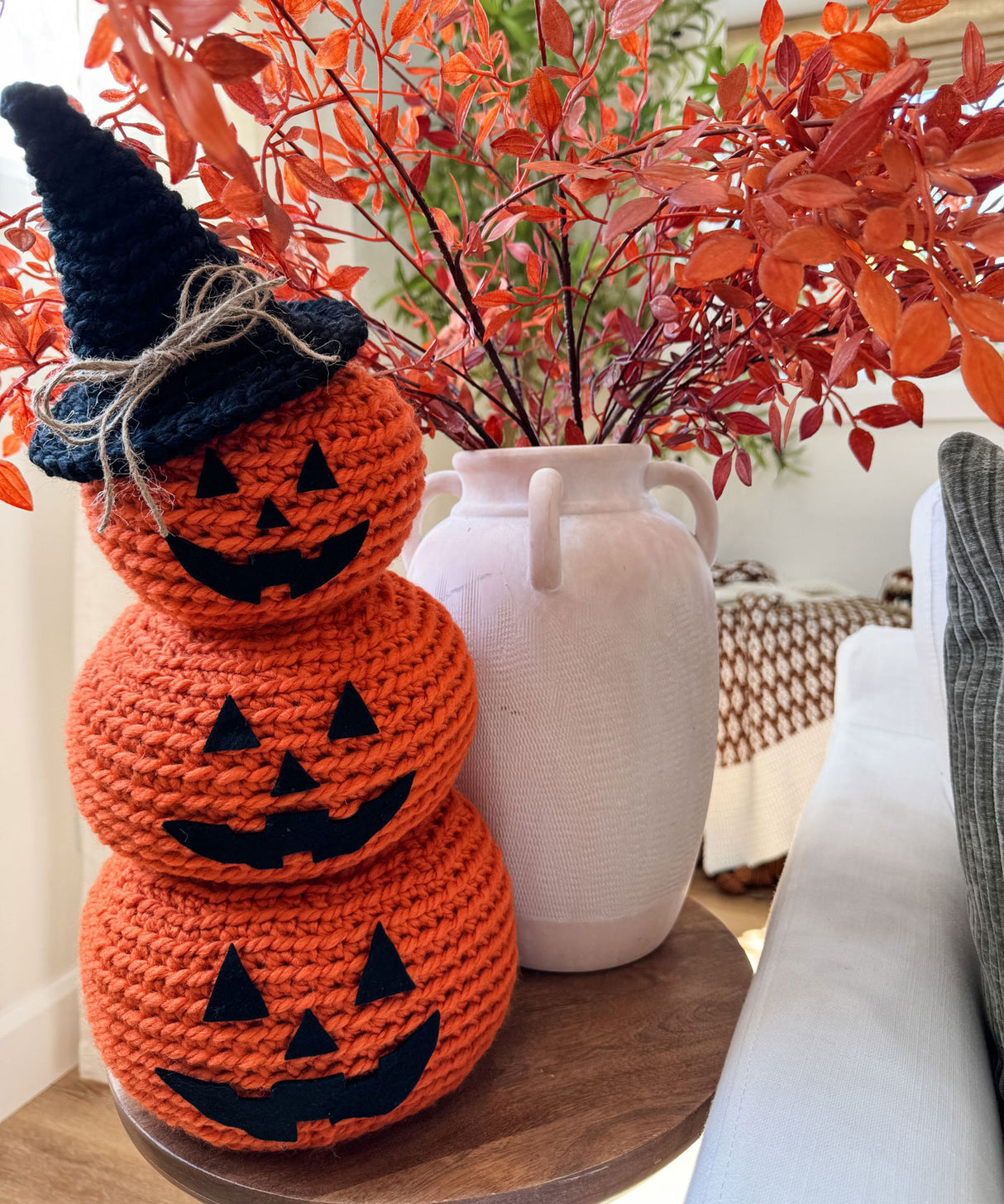 Jack-O-Lantern Pumpkin Stack