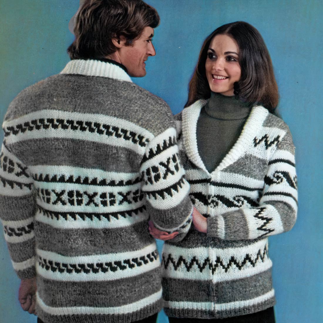 Ladies' or Youth's Dropped Shoulder Cardigan Pattern