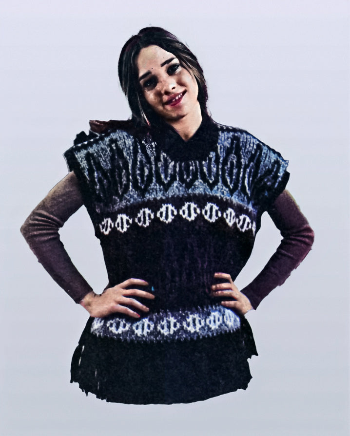 Ladies' or Youth's Poncho Pattern