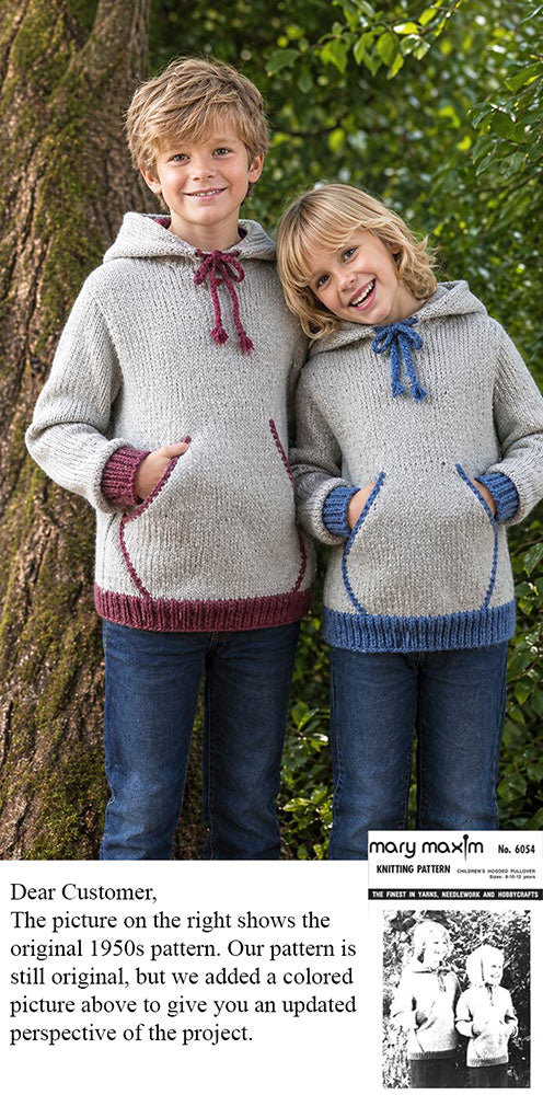 Children's Hooded Pullover Pattern