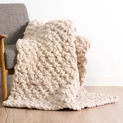 Free Massive Moss Stitch Crochet Blanket Pattern