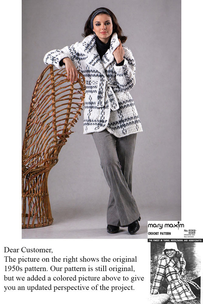 Patron de manteau au crochet