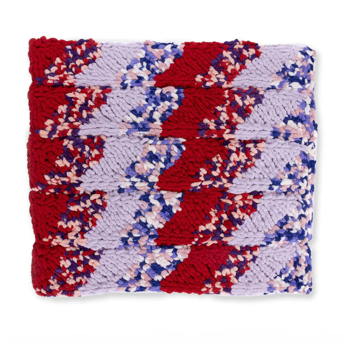 Free Bernat Great Big Knit Quilt Blanket Pattern