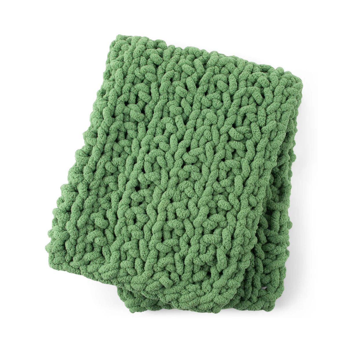 Free Bernat Cozy Cottage Broken Rib Knit Blanket Pattern