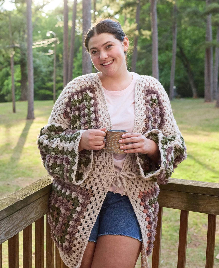 Free Fuzzy Granny Sweater Pattern