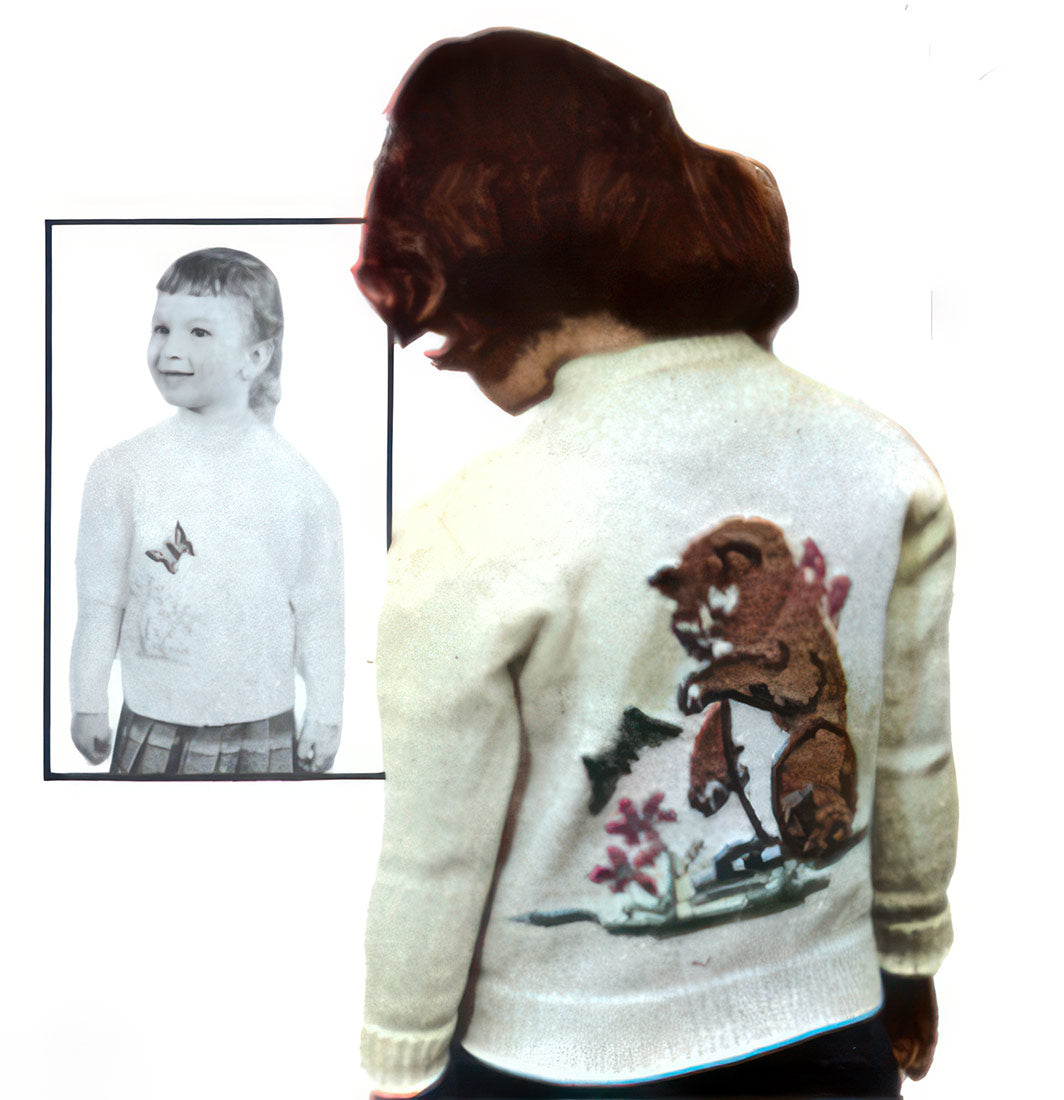 Kitten & Butterfly Cardigan Pattern