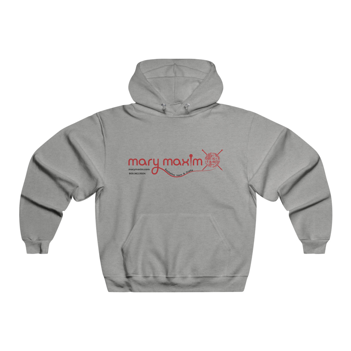 Mary Maxim Hoodie - Red Logo - Unisex