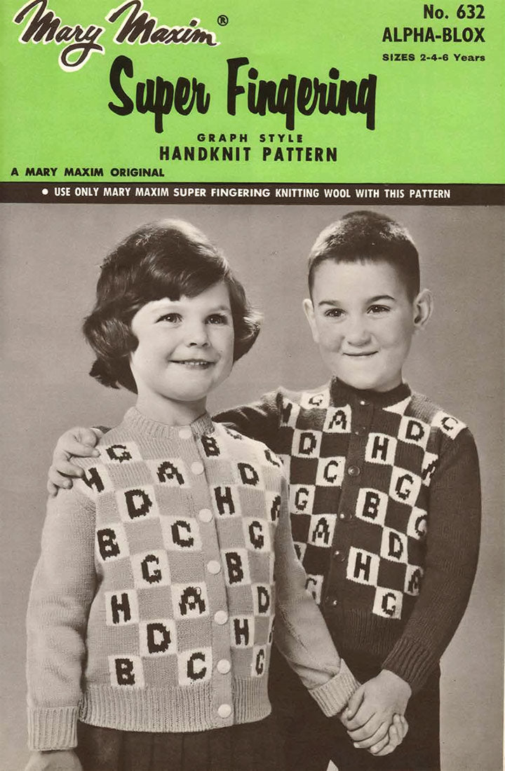 Patrón de cárdigan Alpha-Blox