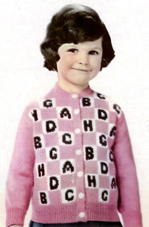 Patrón de cárdigan Alpha-Blox