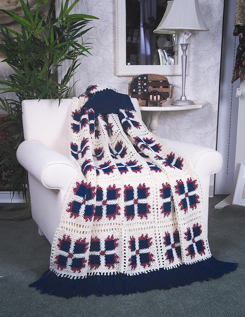 Patrón afgano de garras de oso