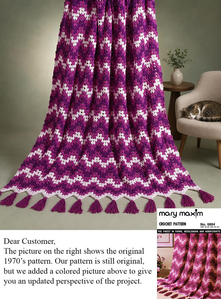 Lace Ripple Afghan Pattern