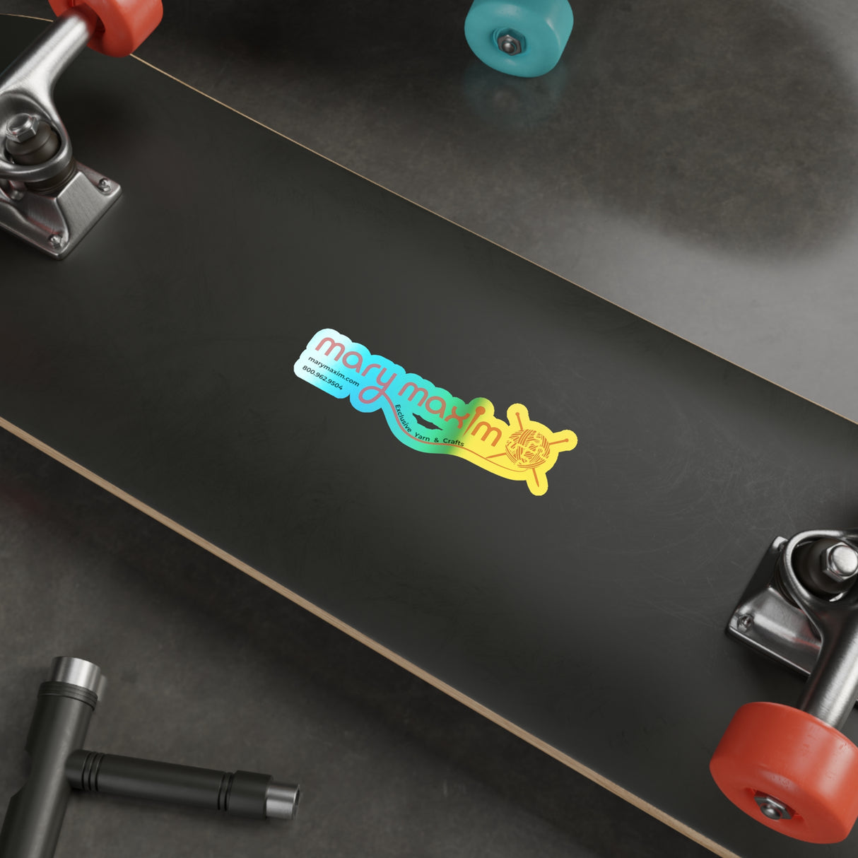 Mary Maxim Holographic Die-cut Sticker