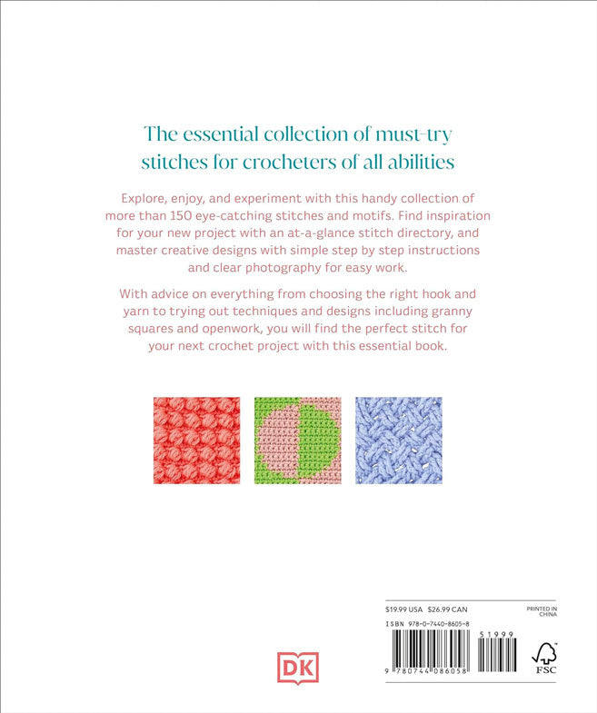 Crochet Stitches Step by Step Book