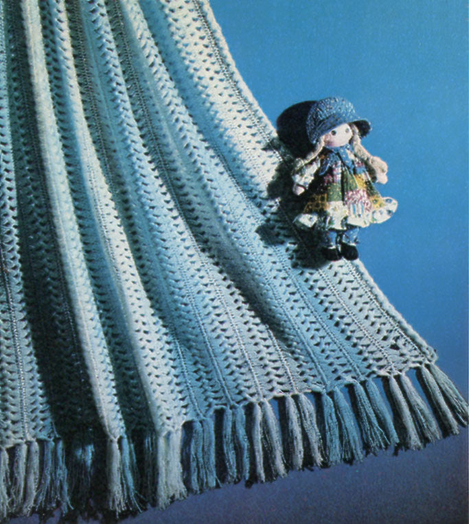 Hairpin Lace Baby Shawl Pattern