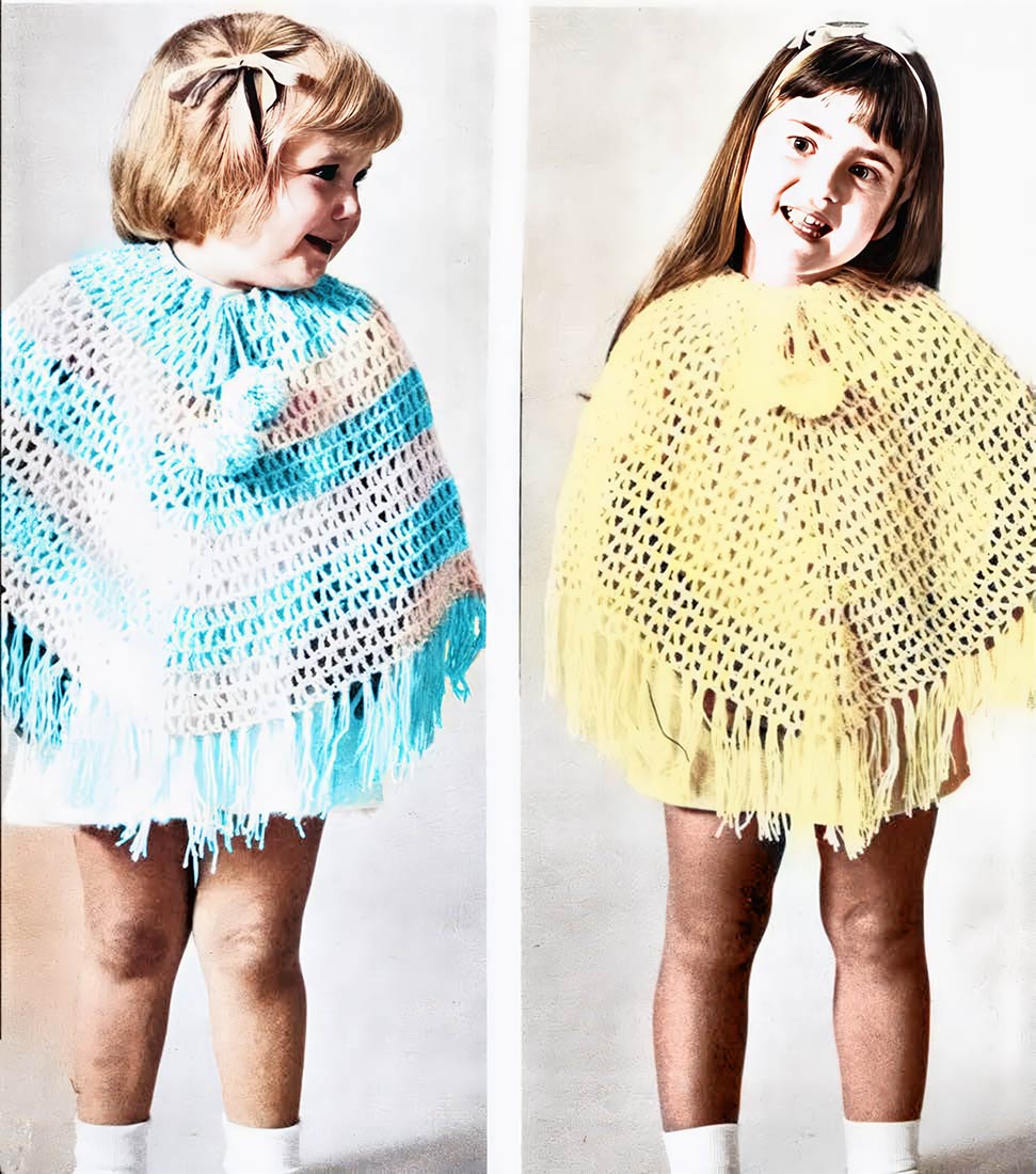 Toddler's Poncho Pattern