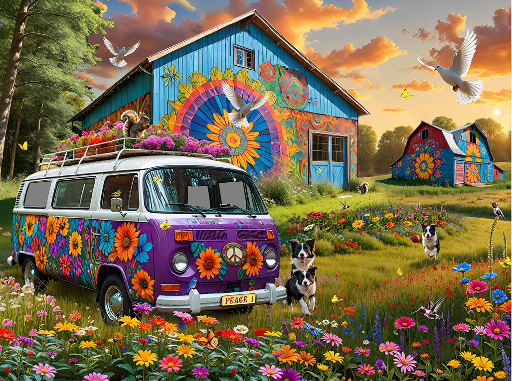 Hippie House Jigsaw Puzzle