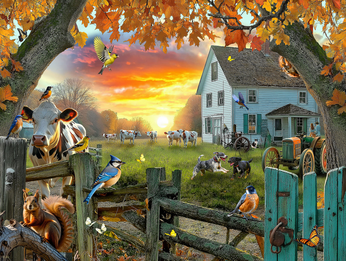 Tranquil Farm Jigsaw Puzzle