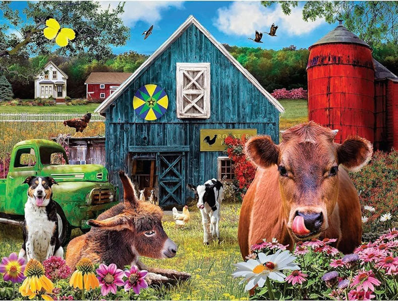 Karen Burke Rooster Hollow Jigsaw Puzzle