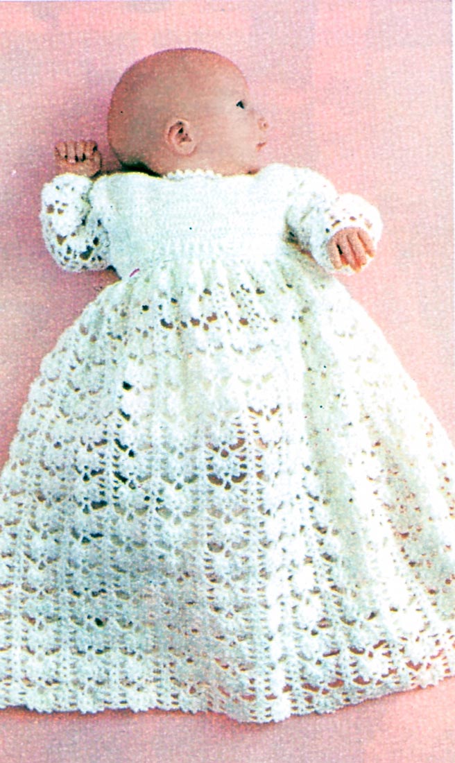 Patrón Toga o Vestido Corto de Bautizo