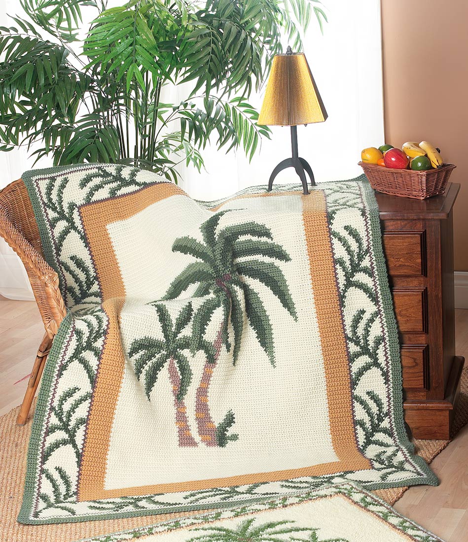 Palm Tree Afghan Pattern
