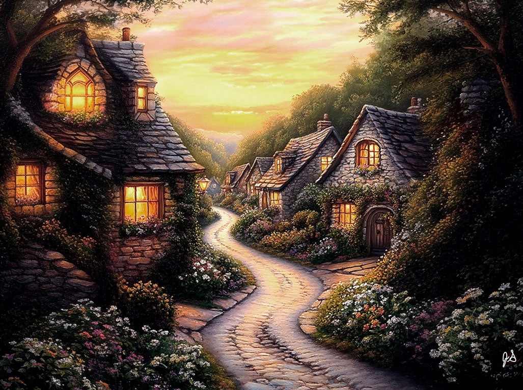 Village Peace Jigsaw Puzzle