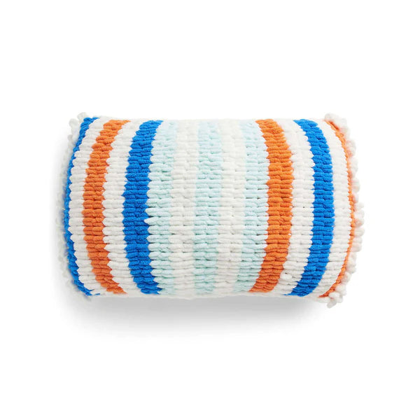 Patrón de almohada Bernat EZ Stripe-Mazing gratuito, versión 3