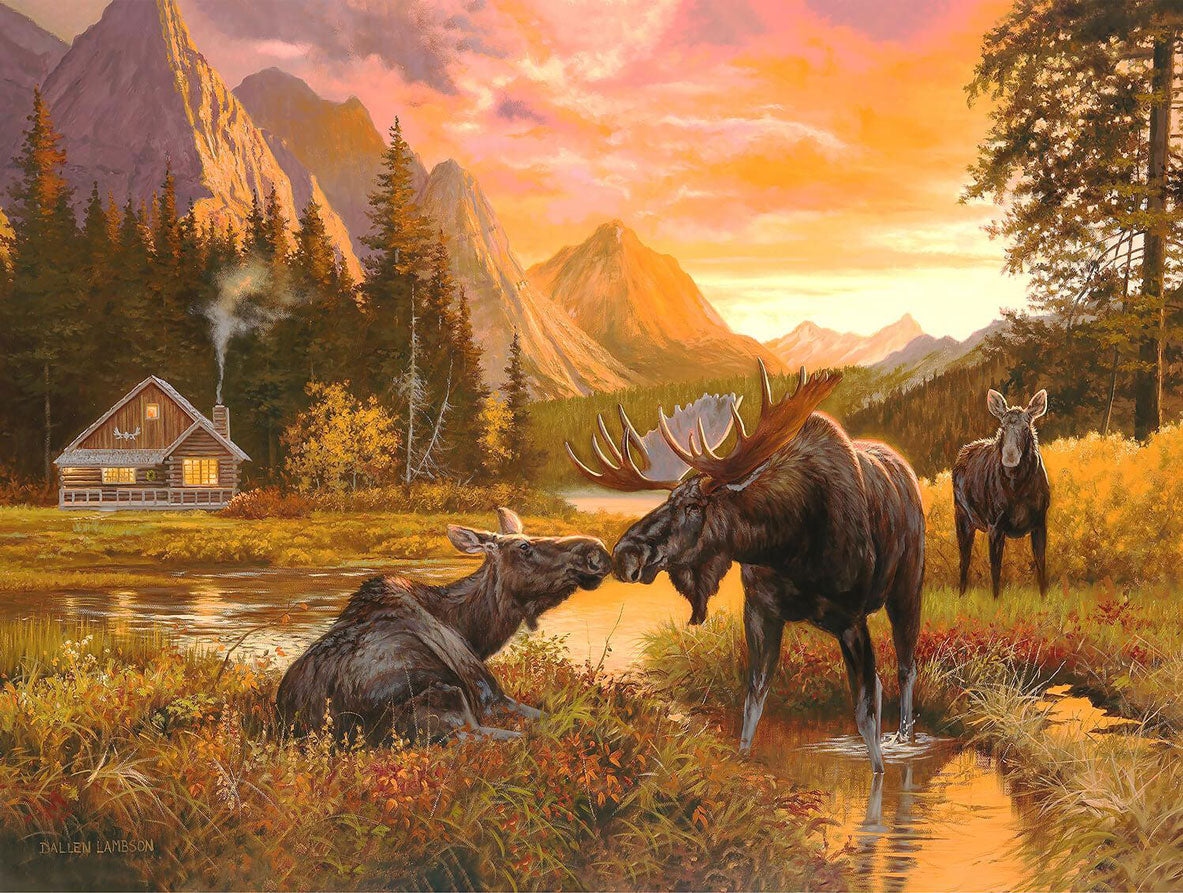 Meadow Meeting Jigsaw Puzzle