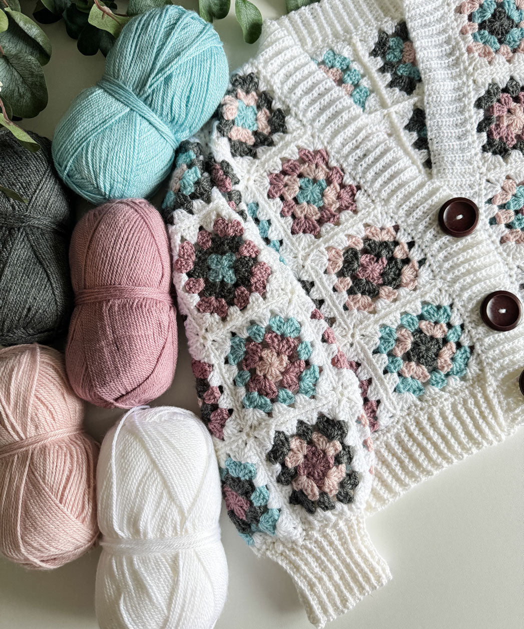 Granny Crop Cardigan