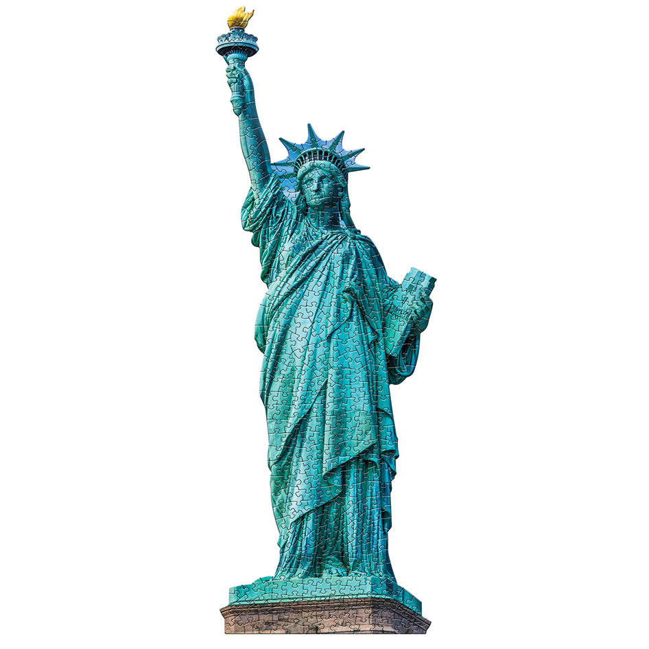I Am Lady Liberty Shaped Jigsaw Puzzle